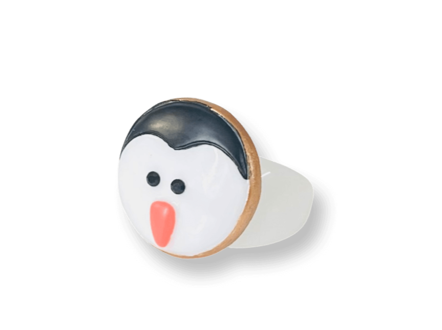 Crystal Penguin Classic Ring