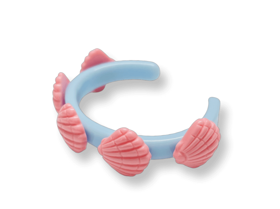Scallop Shells Thin Cuff (more colors)