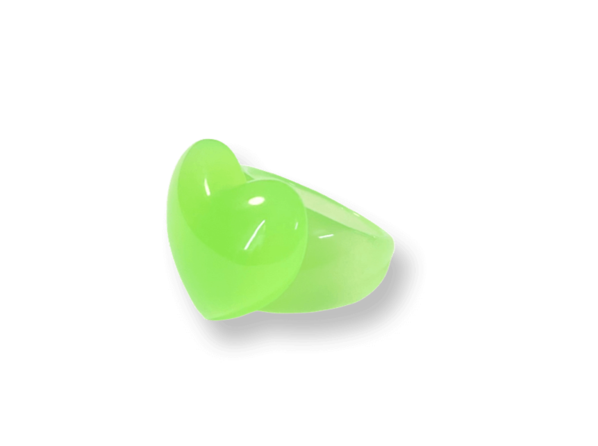 Neon Hearts Classic Ring