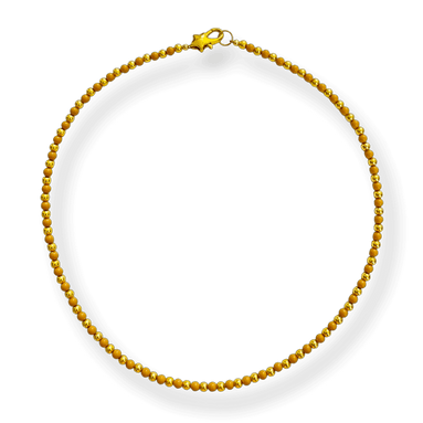 Beaded Gold and Color Necklace